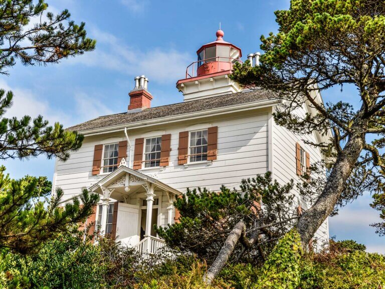 The Yaquina Bay Lighthouse